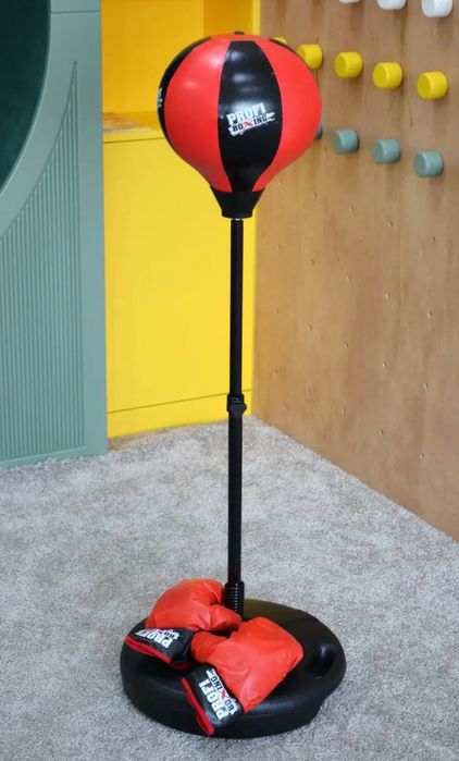 Боксов комплект за деца "ISP BOX", ръкавици и боксова круша