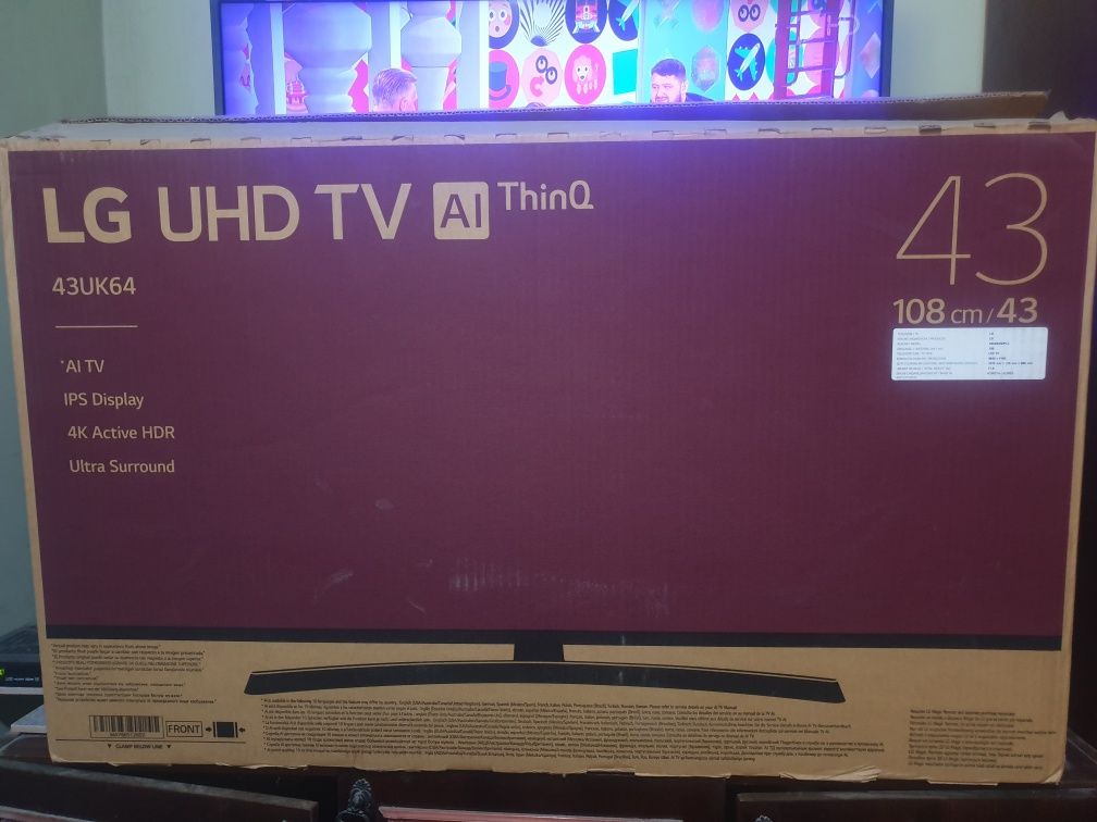 Продаётся телевизор- LG UHD TV (108см./43