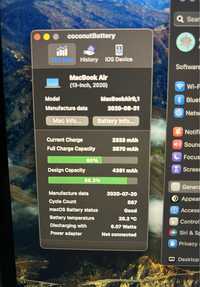 MacBook Air Retina 13 2020 8 Gb ram ssd 256 gb