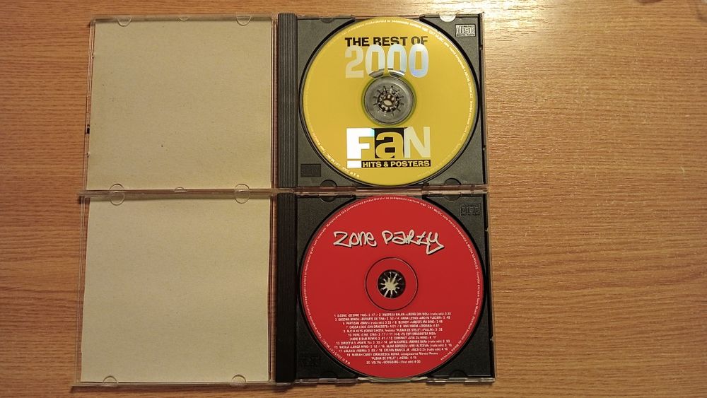 Vând 2 Compilații/Selecții Zone Party și The Best Of 2000