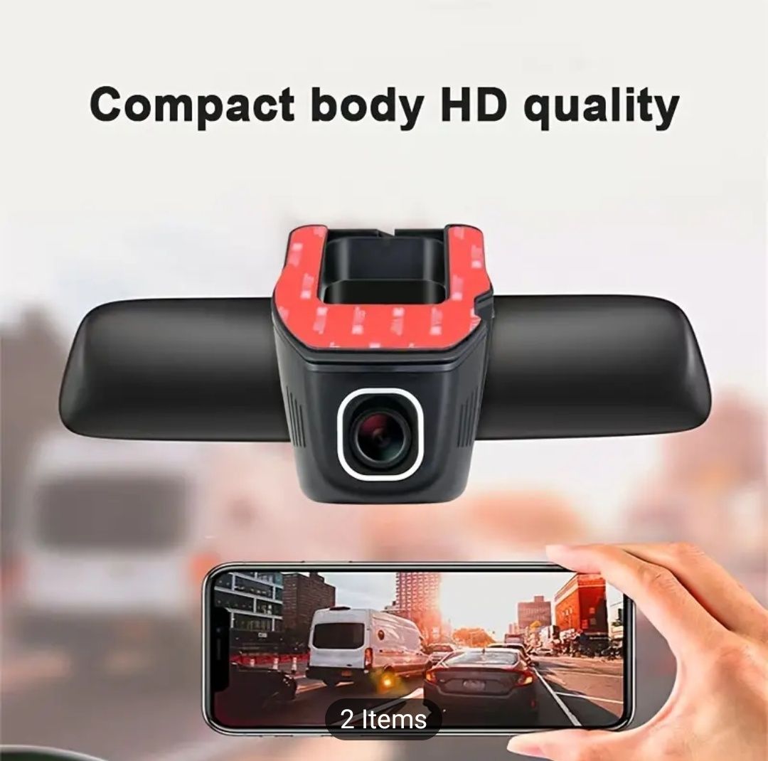 Нов WiFi Скрит Автомобилен Видеорегистратор Dash Cam HD DVR Рекордер