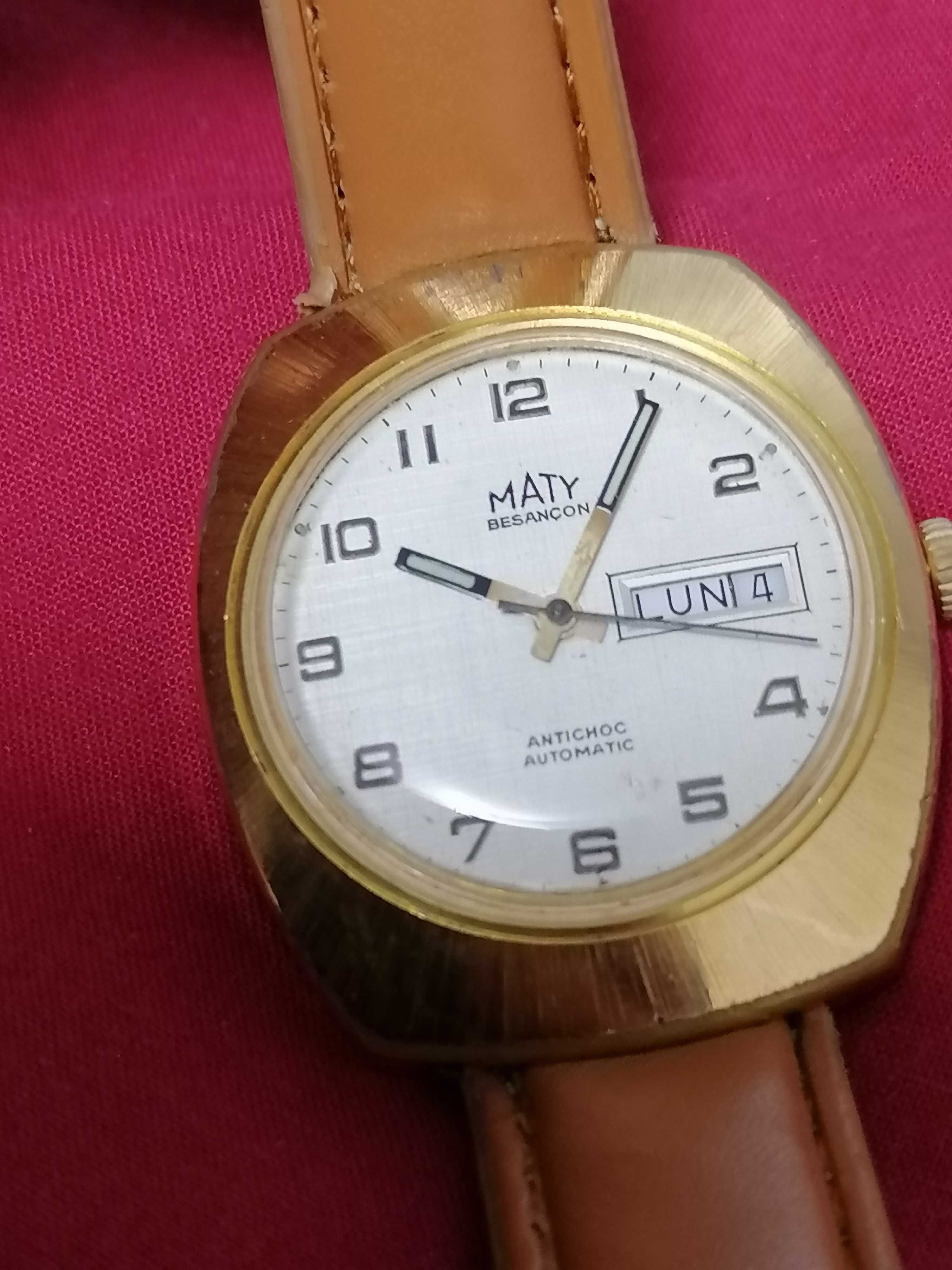 Maty Besancon Day Date automatic