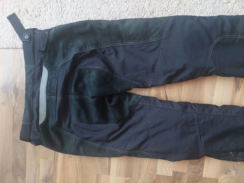Pantaloni moto,piele și textil,firma Polo drive, XL (54-56)