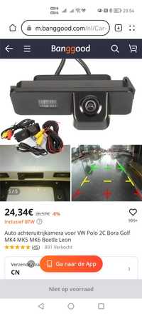 Camera video auto - Car rear view camera