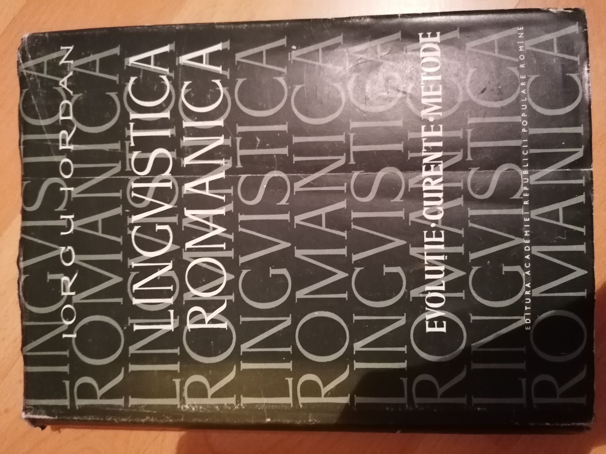 Lingvistica romanica, Iorgu Iordan, 1962