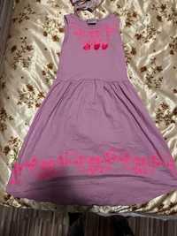 Детска лилава рокля