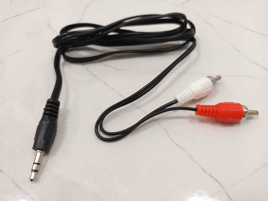 Стерео жак, мъжки чинч, аудио кабел 120см