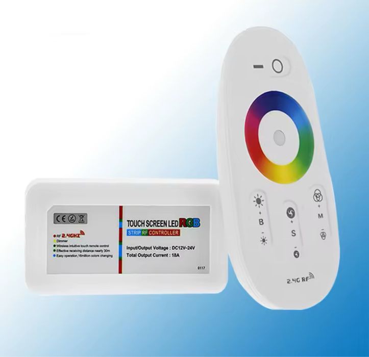 Controller banda led RGB 12V Wirelles cu telecomanda