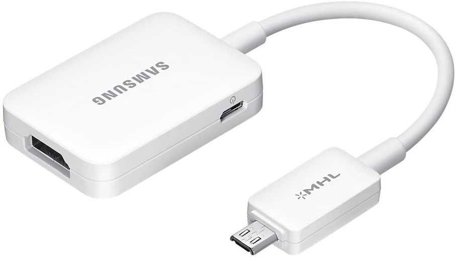 Cablu Adaptor MHL la HDMI, Samsung alb, made in Korea sau schimb