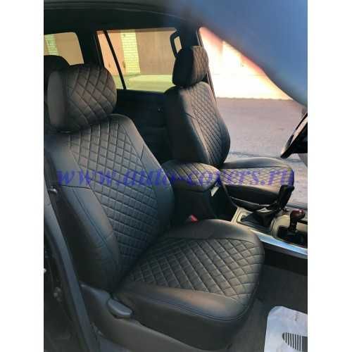 Чехлы на Toyota Land Cruiser Prado 120/ Автопилот/ Модельные авточехлы