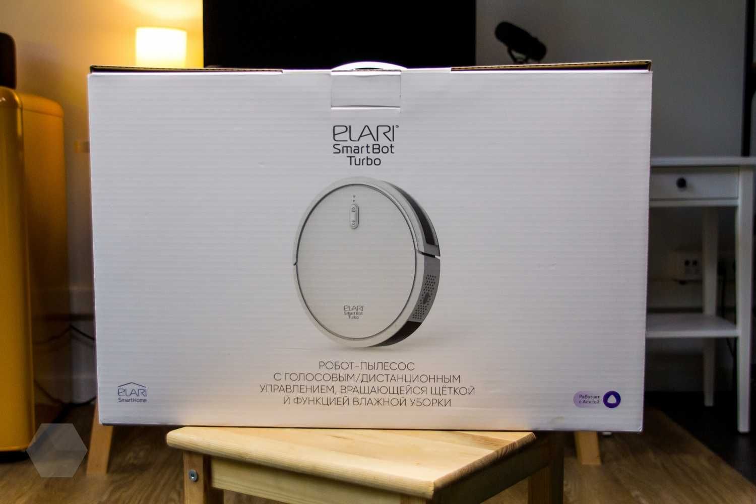 Робот-пылесос ELARI SmartBot Turbo Black