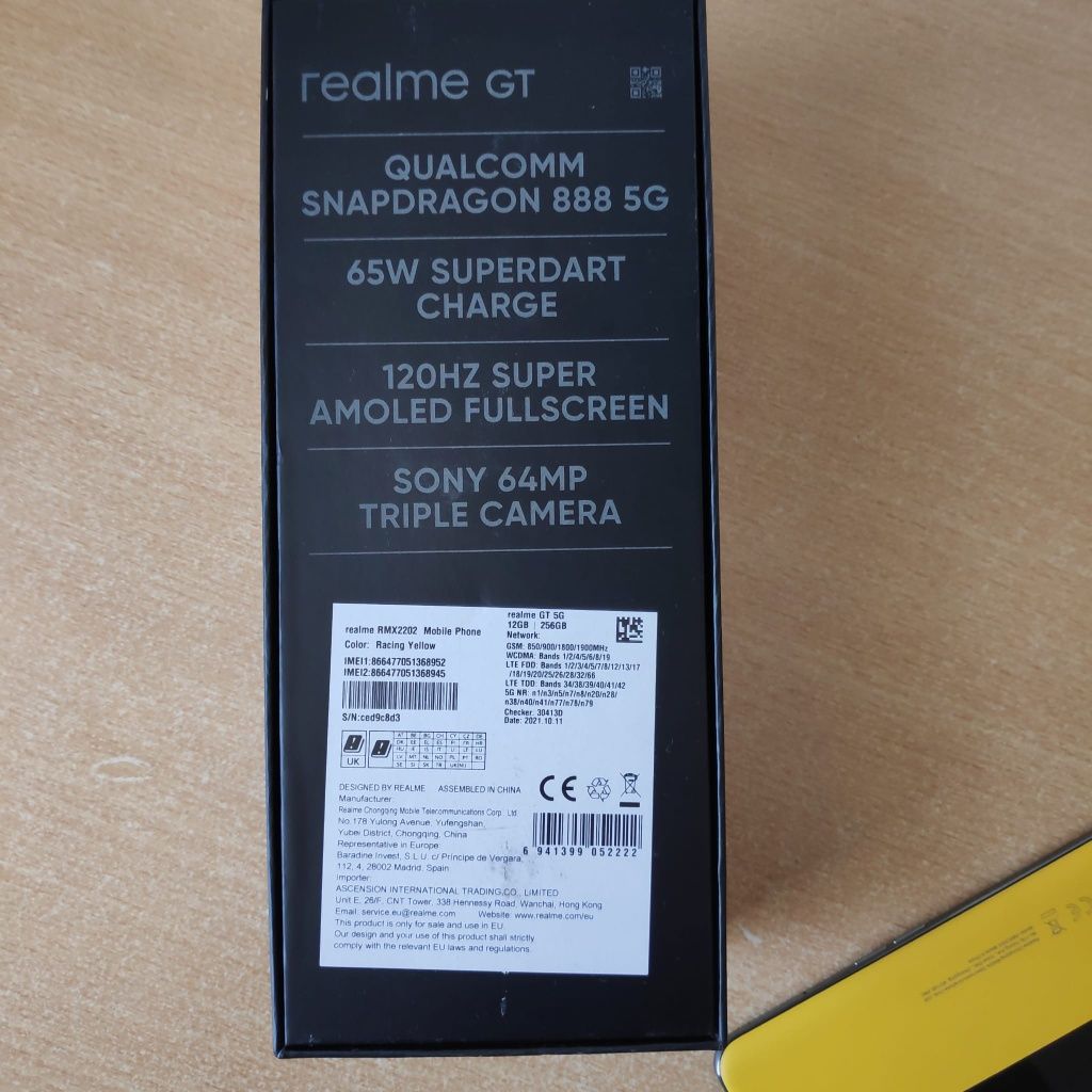 Realme GT 5G 12gb ram 256gb stocare