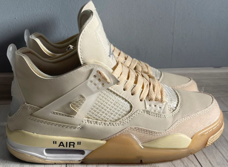 Jordan 4 Off-White Sail