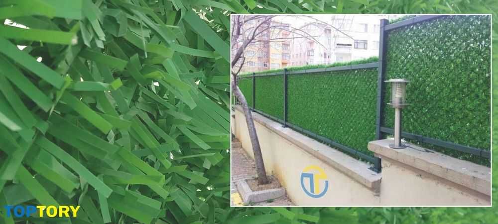Декоративна мрежа Жив плет. Оградни пана и колове. Врати. Топ цени!