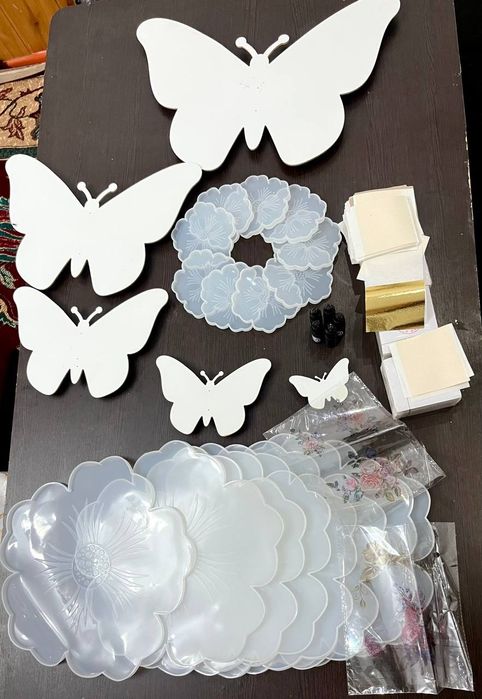 Набор силиконовых форм для эпоксидной смолы / рукоделия / декора.