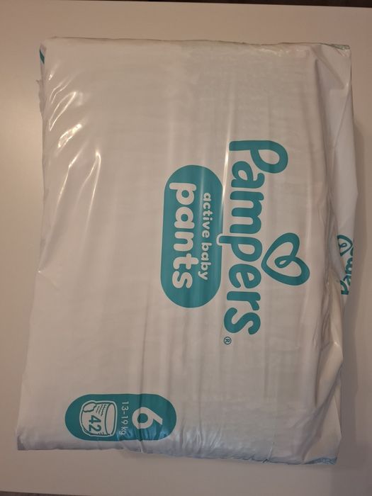Scutece Pampers active baby Pants marime 6 (4 bax x 42 buc)