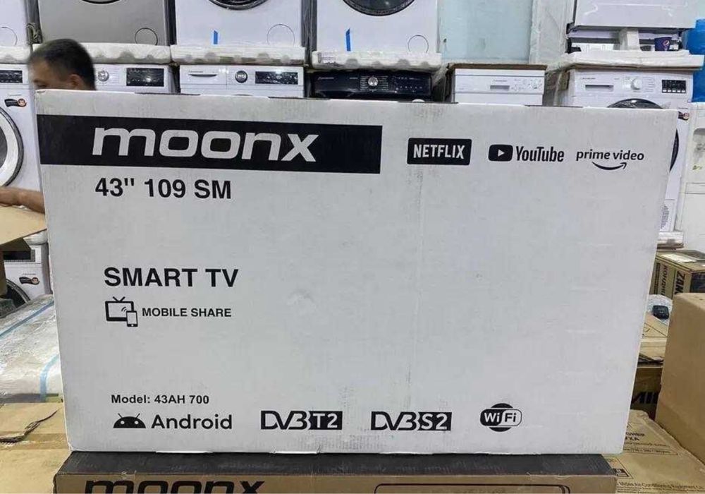 телевизор Moonx 55/43 4K Smart Tv android + Доставка бесплатно