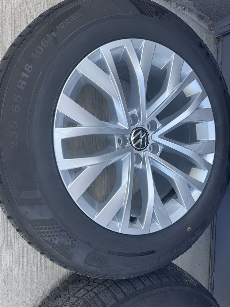 Jante Originale VW Touareg III R18 echipate cu iarna ca noi