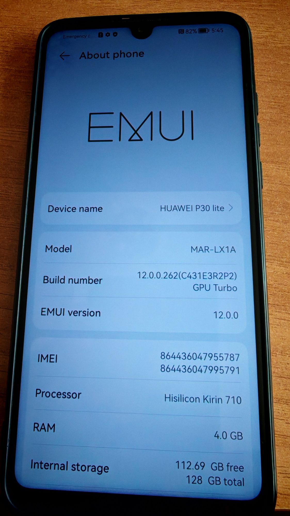 Huawei P30 Lite 4GB RAM 128GB memorie