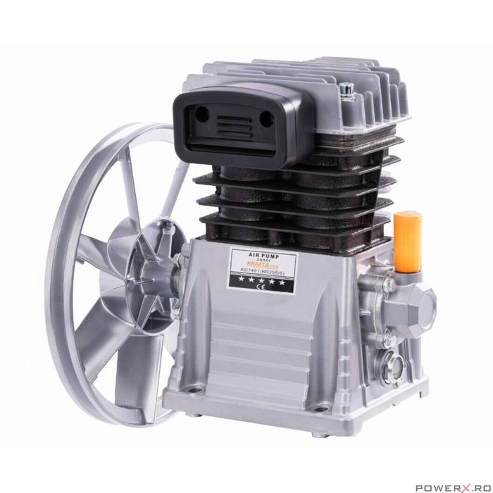 Cap compresor de aer cu 2 pistoane 1,5 kW / 2 CP Kraft