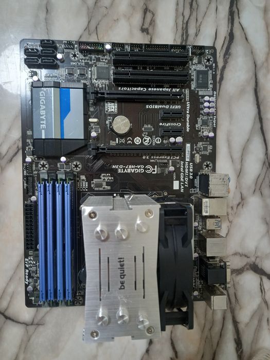 Дъно Gigabyte H87-D3H + Intel® Core i7-4790 +16gb ddr3