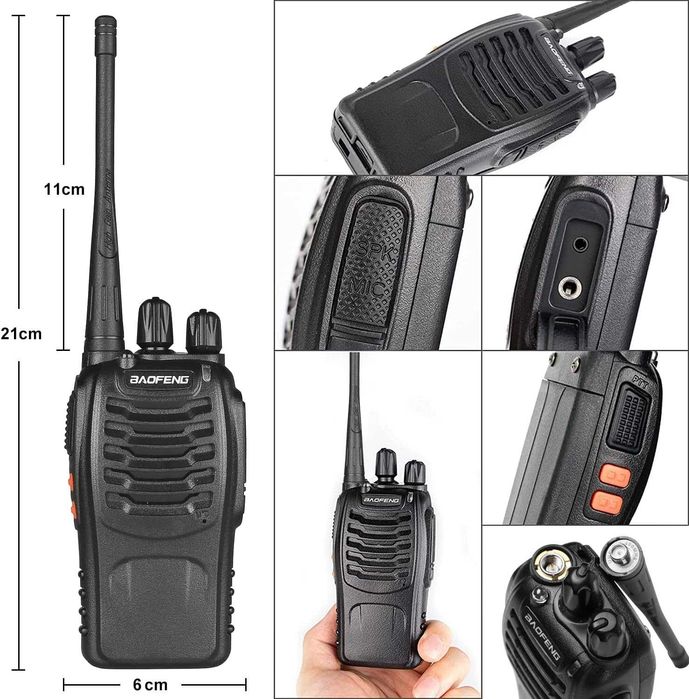 Baofeng BF-888S — Рации 12 ч работы до 8 км радиуса. Есть доставка