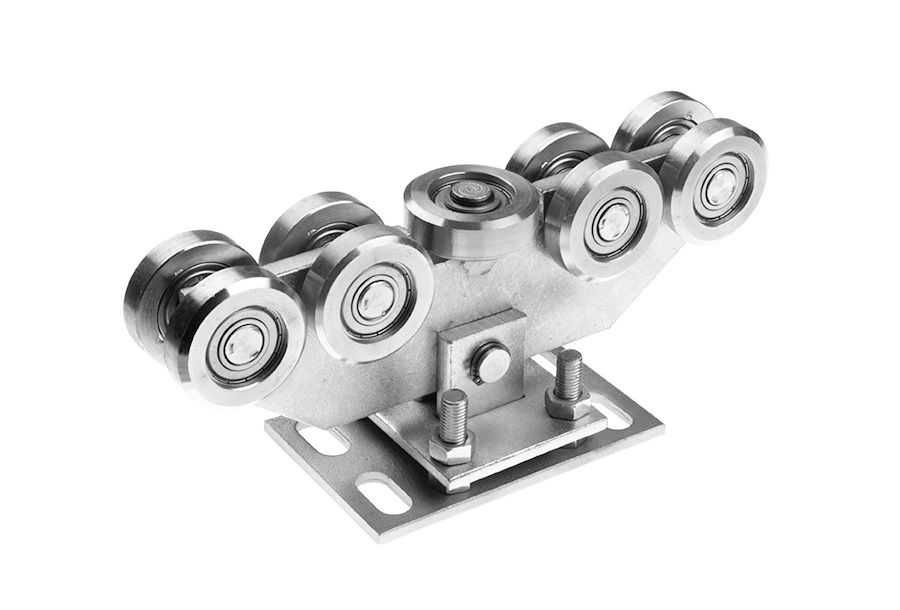 Kit industrial cu 12m sina NEAGRA 80x80+automatizare TAU800KG cu TVA