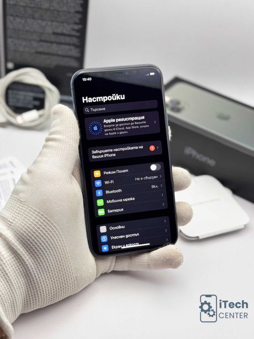 iPhone 11 Pro, Midnight Green, 100% батерия, КАТО НОВ, 1г. ГАРАНЦИЯ!