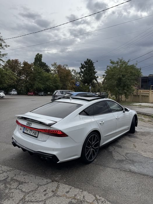 Audi A7 2019 alb perlat 3.0 tdi  mild hibrid