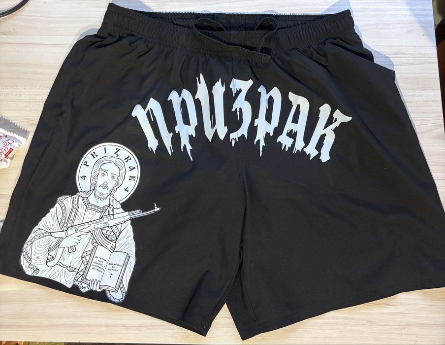PRIZRAK "BEPA" black tech shorts Размер M