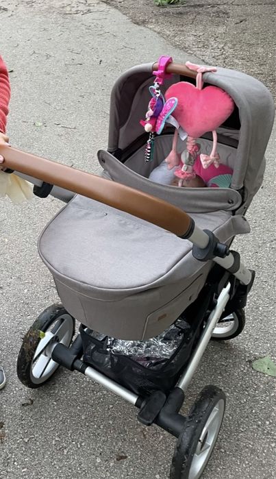 Детска количка Mutsy Nio North Sand с бебешки кош и лятна седалка