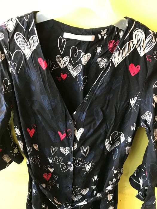 Туника Zara с готин принт