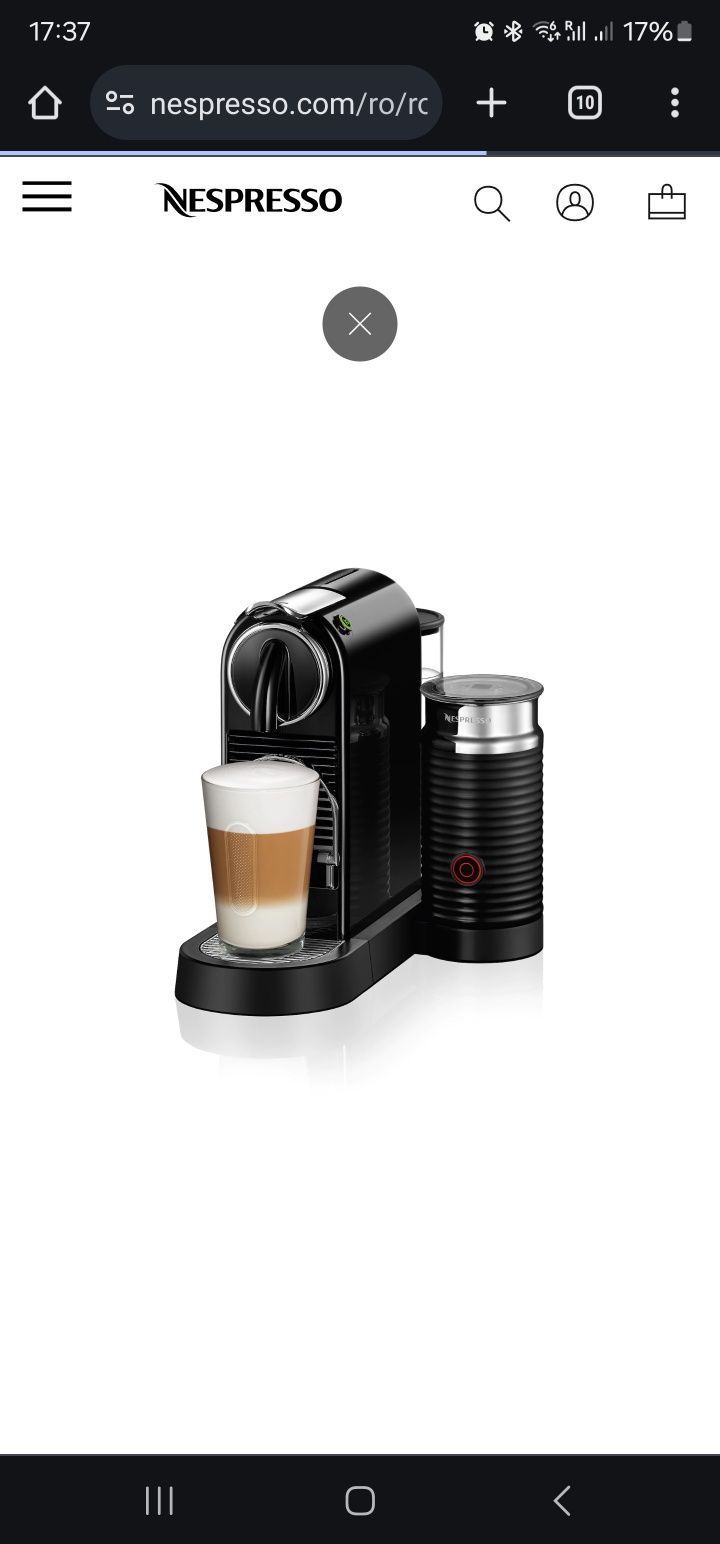 Espressor  Nespresso CitiZ&Milk D123 Negru