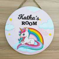 Decoratiune unicorn camera copilului