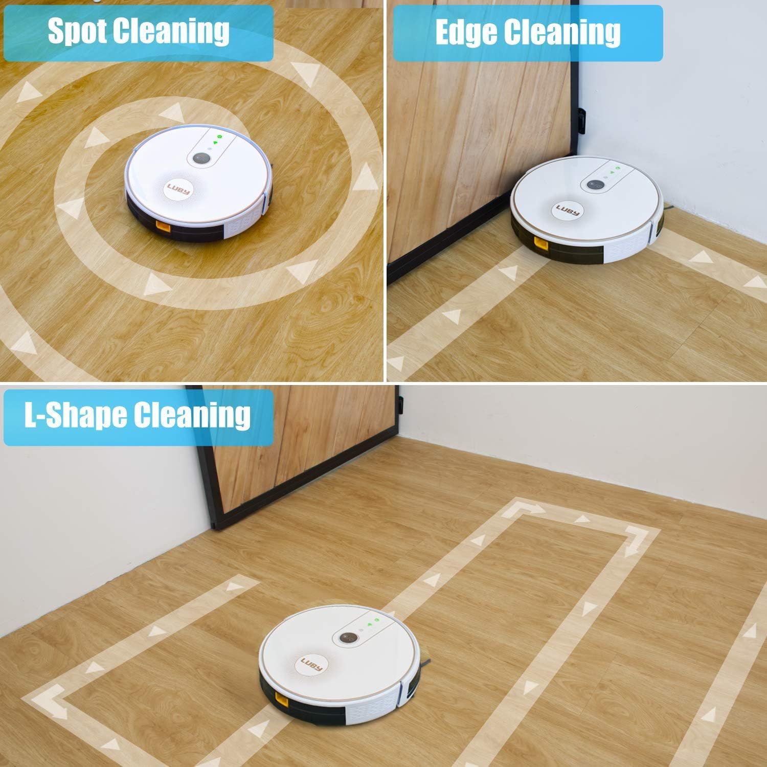 Aspirator robot inteligent LUBY cu mop si control aplicatie | 703301
