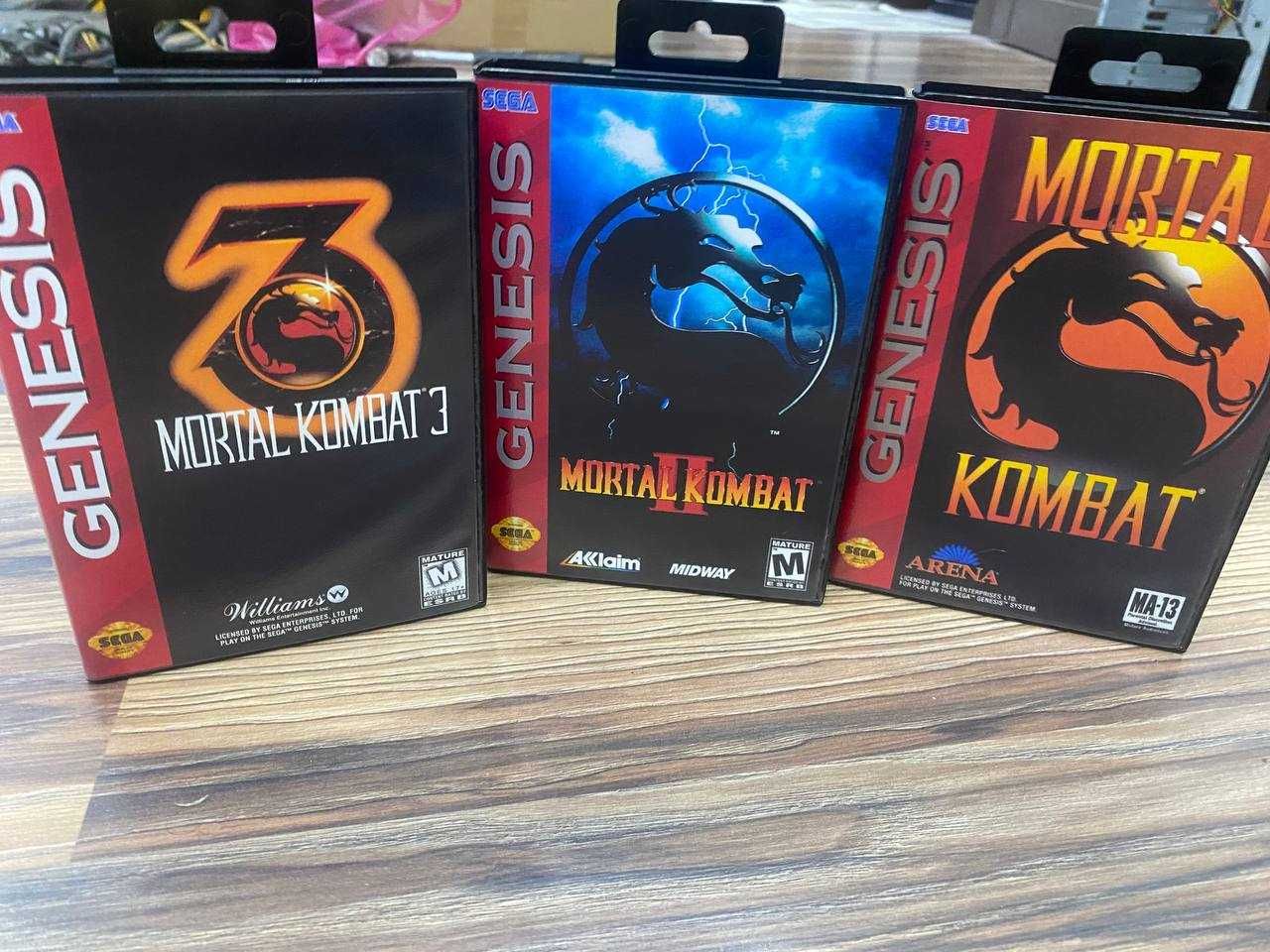 Mortal kombat 1,2,3,3 uLtimate оригинальные боксовые.