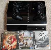 PlayStation 3 + 2 controllere