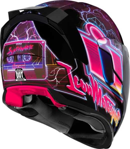 Casca Icon Airflite™ Synthwave Black/Pink/Purple