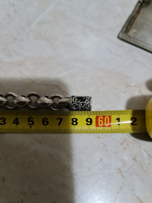 Superb lant foarte masiv argint 925 175 gr,model deosebit,60 cm,nou