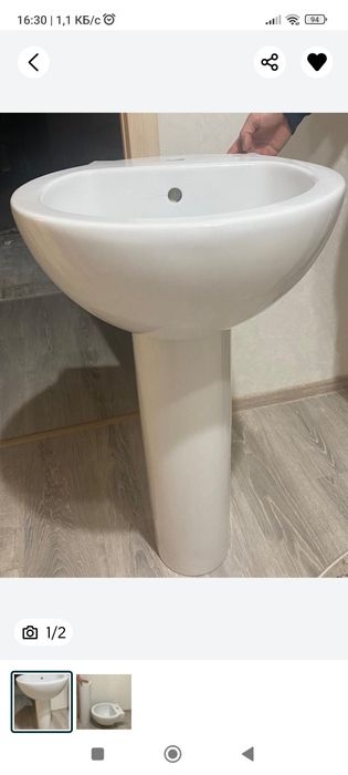 Раковина с пъедесталом