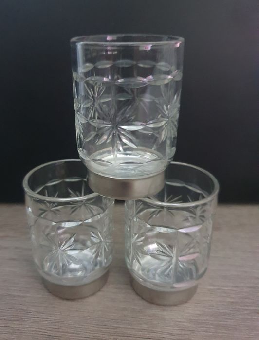 Рюмки, советский хрусталь.