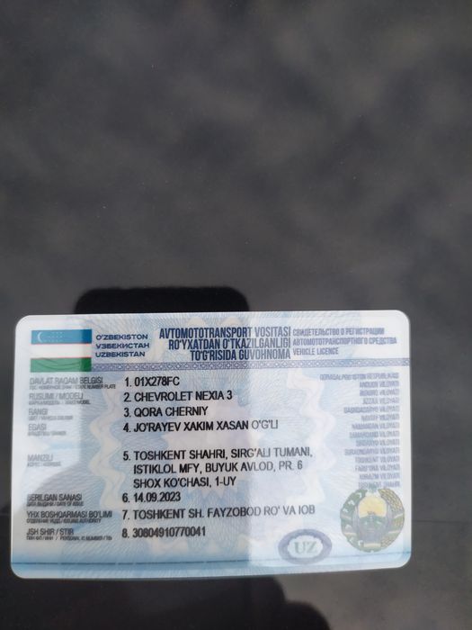 Nexia 3 yevro mexanika