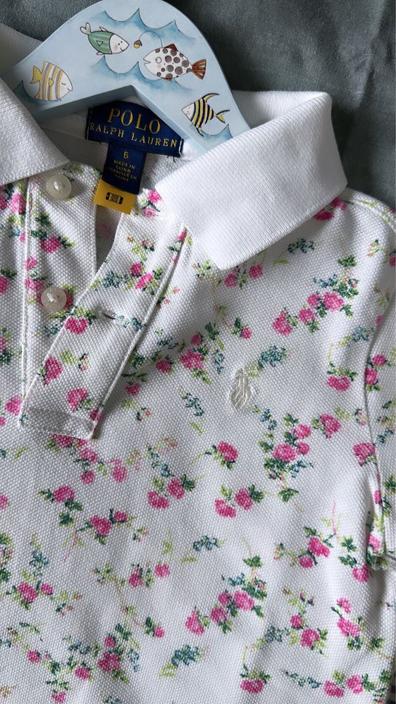 Tricou Polo Ralph Lauren, pt fetite de 6 ani/120 cm