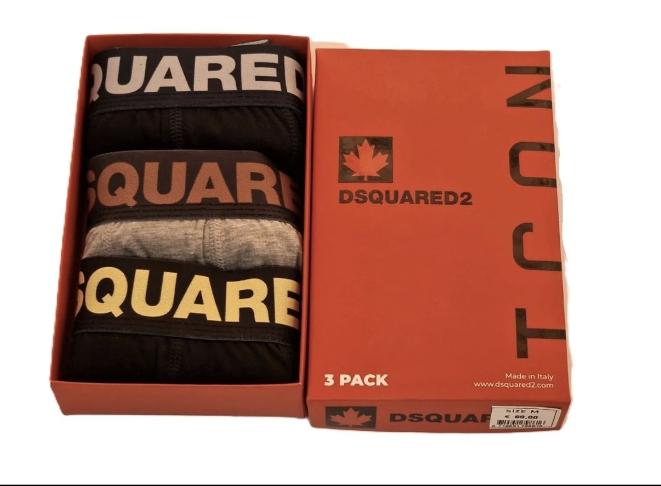 3 броя мъжки боксерки Dsquared2 !
