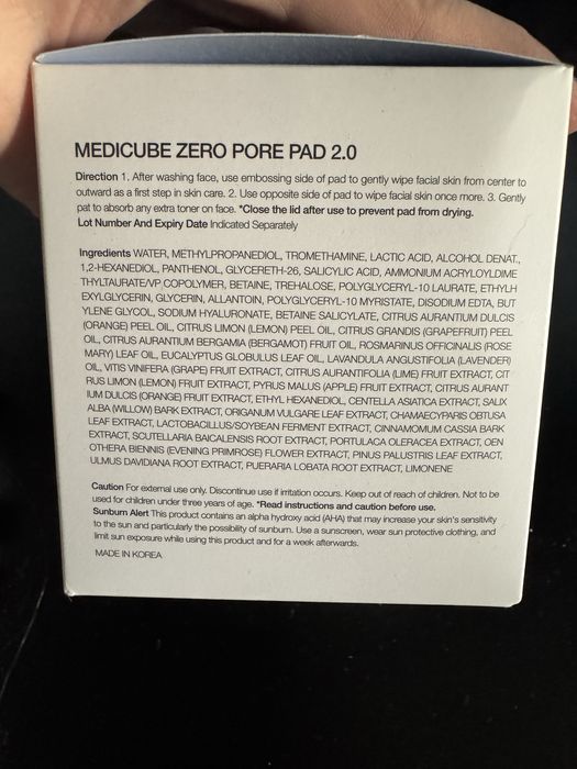 MediCube Zero Pore Pad 2.0