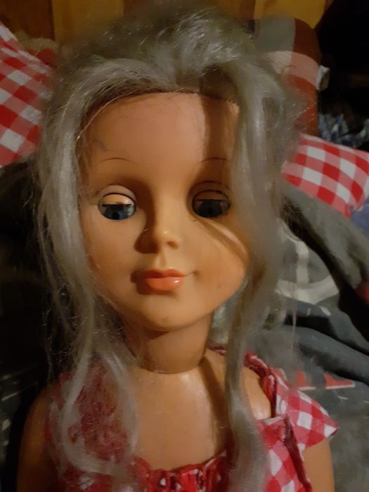 Papusa aradeanca 75 cm,veche 1975,