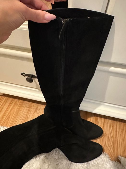 Cizme piele întoarsă 39,5 Del Carlo originale