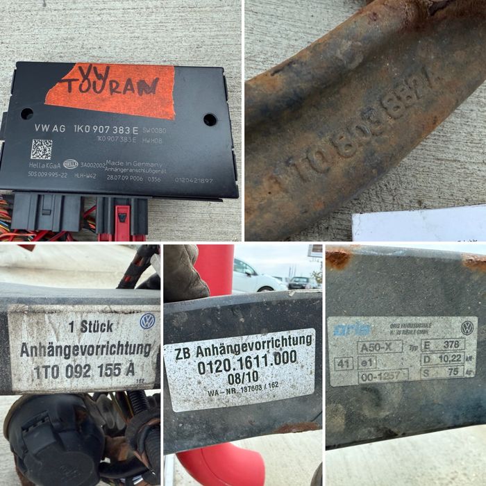 ОРИГИНАЛЕН Сваляем Се Теглич за -VW TOURAN 1T1/1T2/1T3 2003г-2015г-