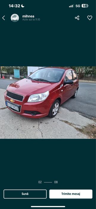 Chevrolet aveo 1.2 hatchback