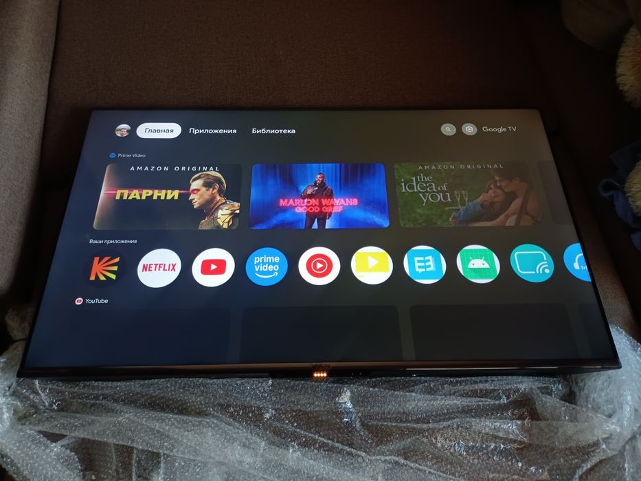 Продам телевизор YASIN 55Q90, в не совсем рабочем состоянии: в описани